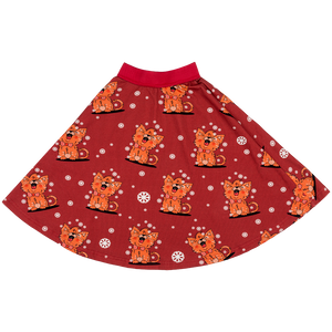 Meow Meow Long Twirly Skirt (18 months - 3 years)