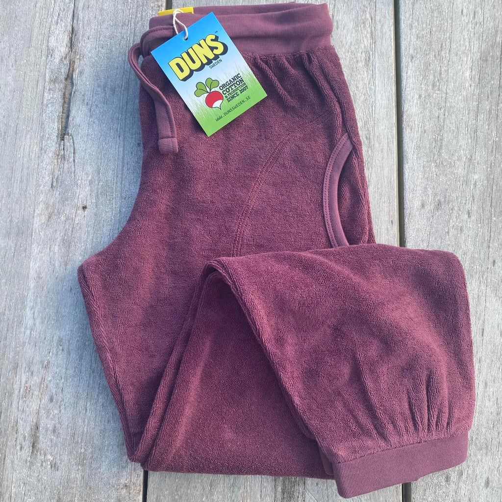 Bordeaux Terry Trousers (5-6, 7-8 & 9-10 years)