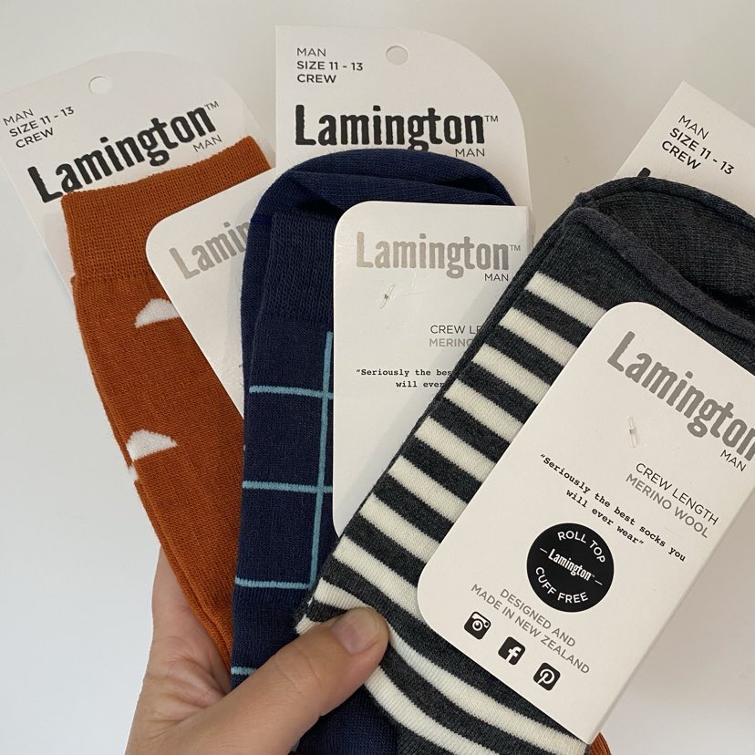 Bundle #6 - Lamington Socks Man 11-13 Crew