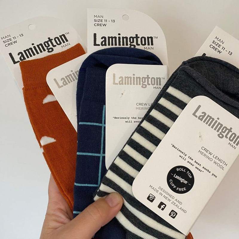 Bundle #6 - Lamington Socks Man 11-13 Crew