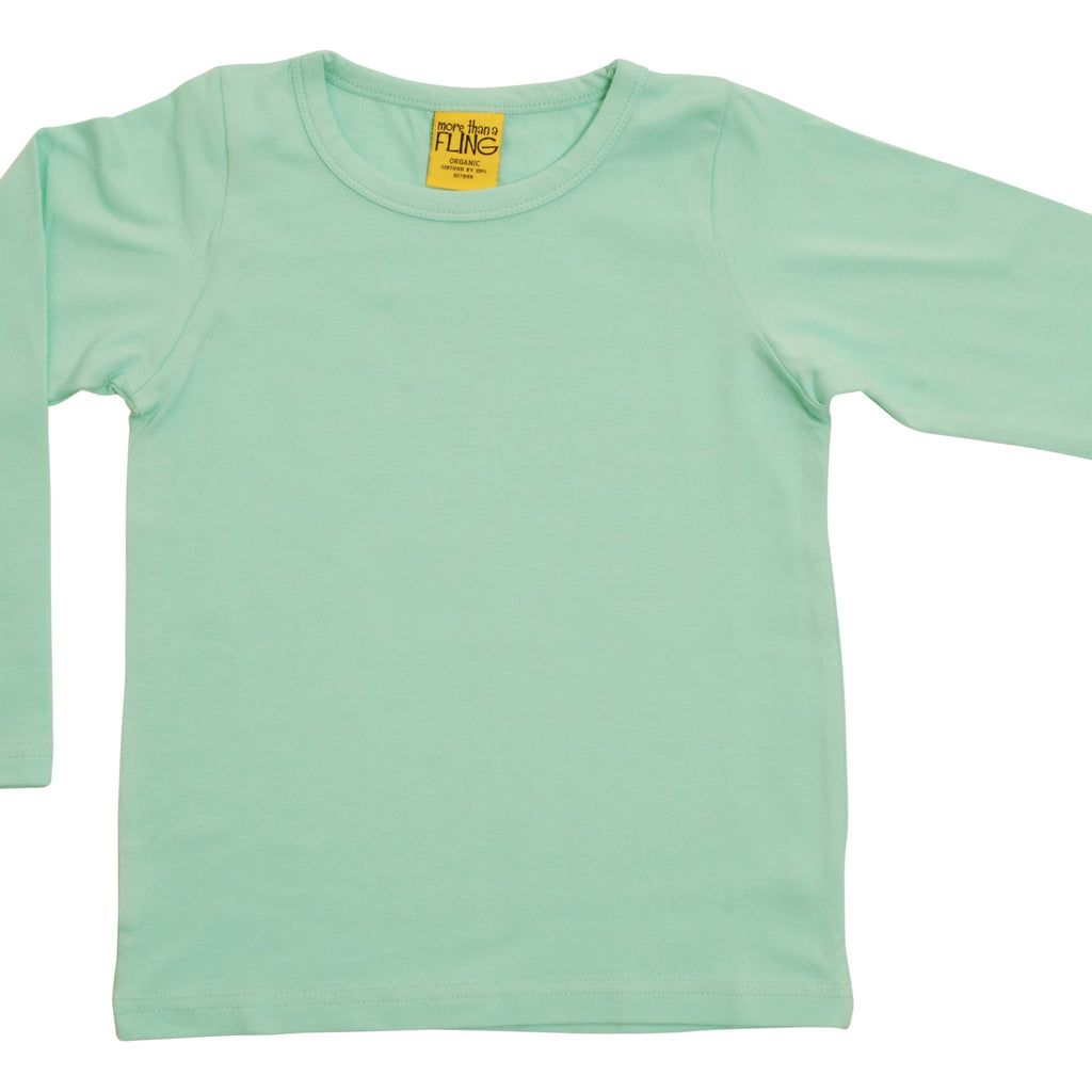 Cabbage Green/kākāriki Long Sleeve Top (4-12 years)