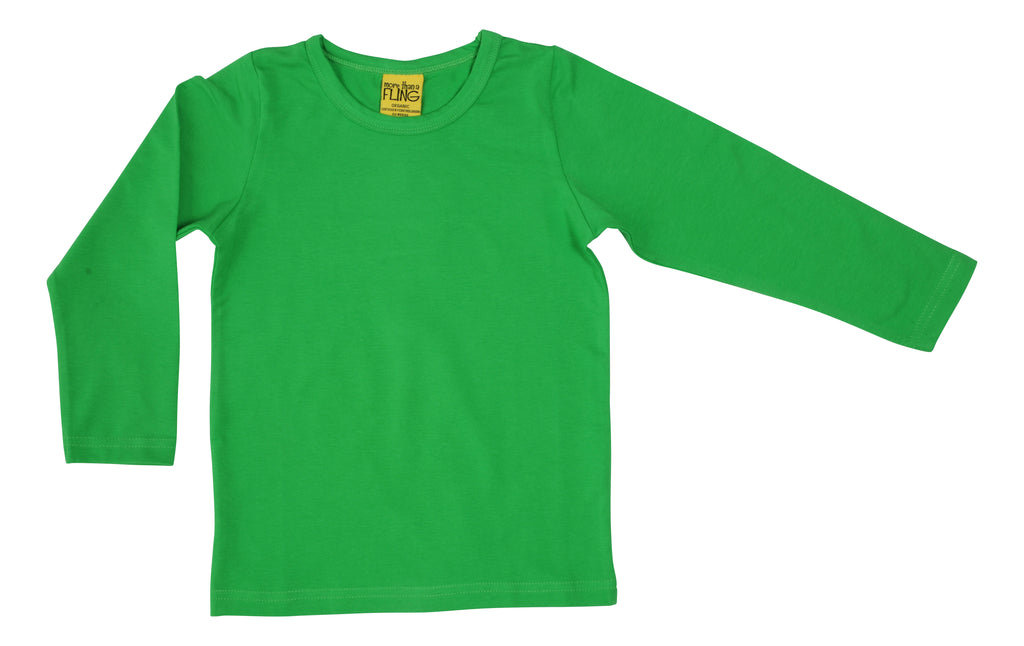 Classic Green/Kakariki Long Sleeve Top (2-14 years)