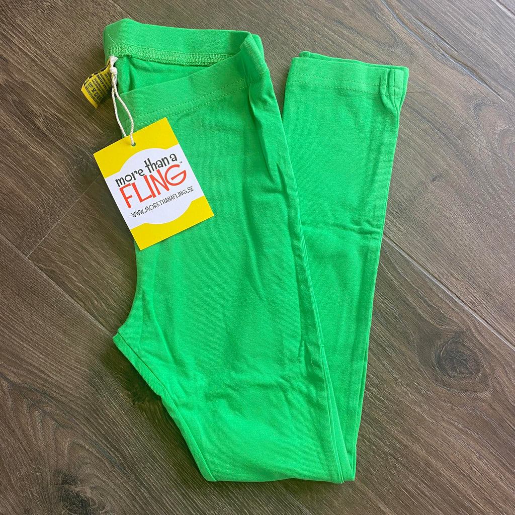 Classic Green/Kākāriki Leggings (2-4 years)