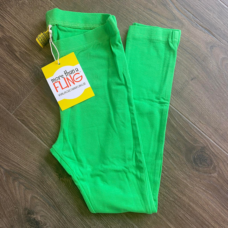 Classic Green/Kākāriki Leggings (2-4 & 10-14 years)