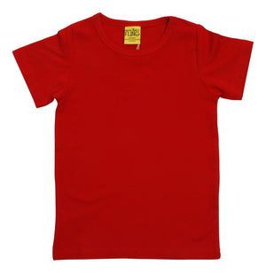 Tango Red/Whero Short Sleeve Top (4-14 years)