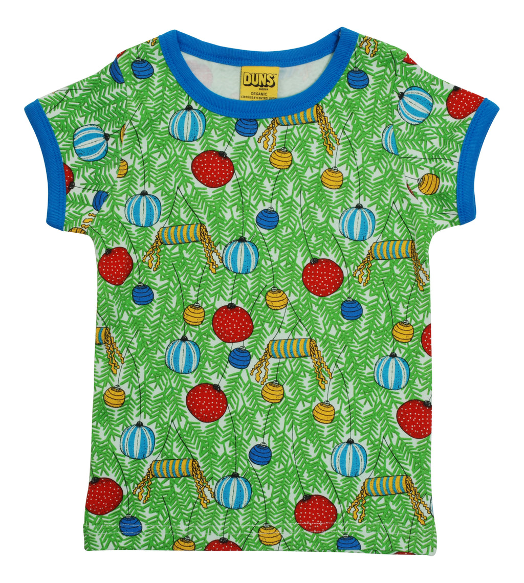Christmas Bauble Short Sleeve Top (3 - 8 years AND Adults)