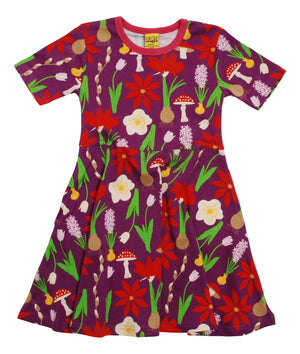 Skater Dress - Flower - Short Sleeve (4-5 years)
