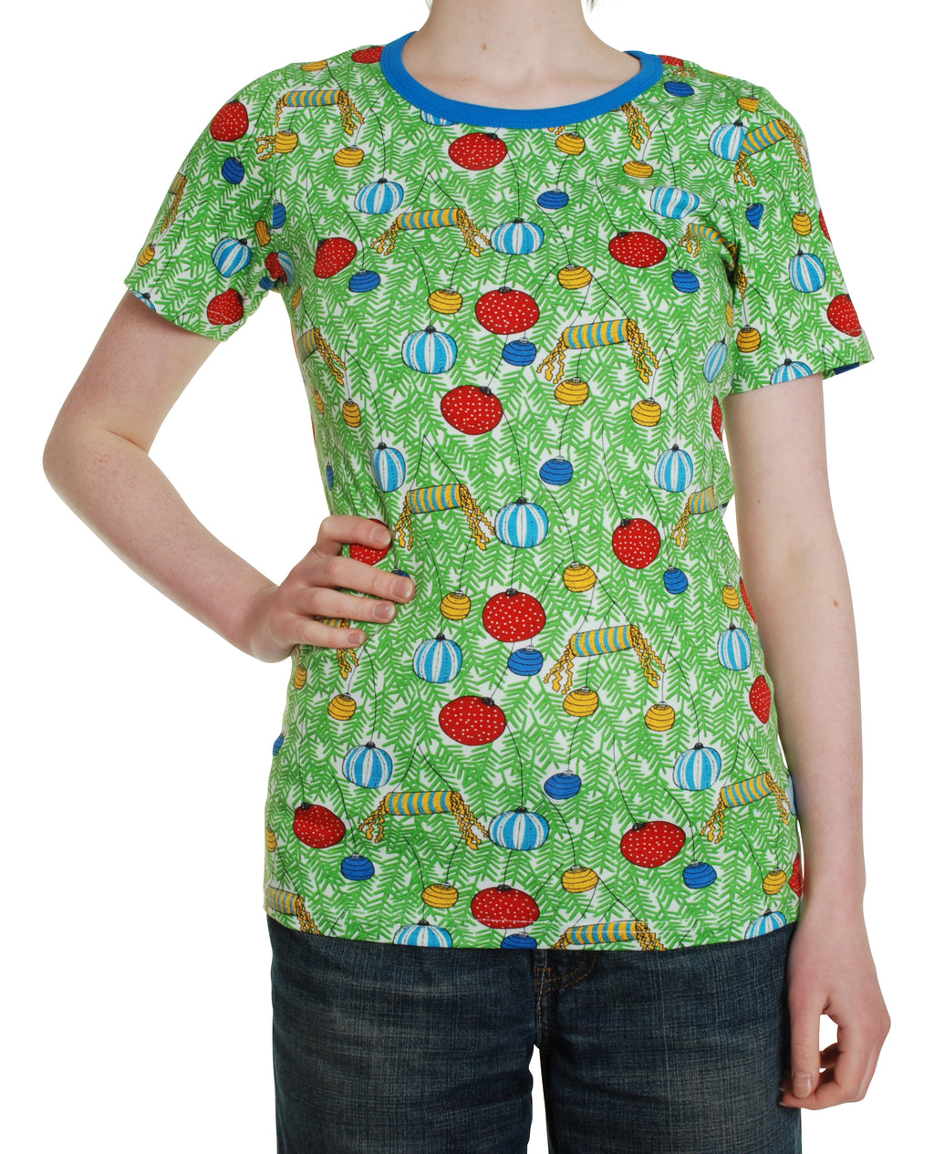 Christmas Bauble Short Sleeve Top (3 - 8 years AND Adults)