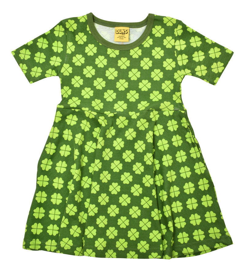 Treetop Clover Green Skater Dress (5 - 12 years)
