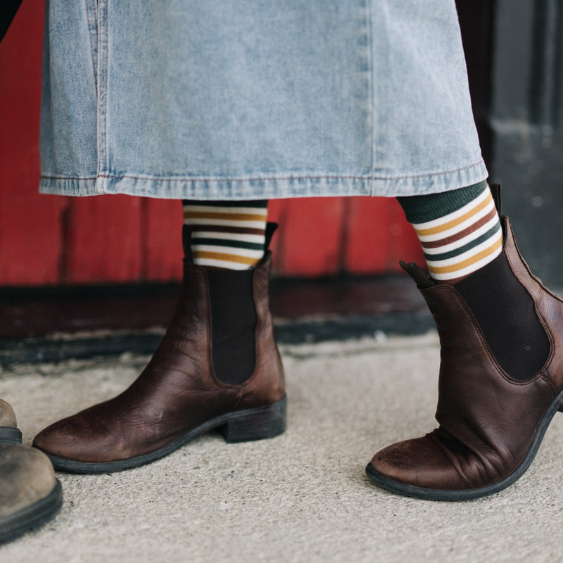 Billie Merino Crew Socks (Women's Shoe Size 5-7 & 8-11)