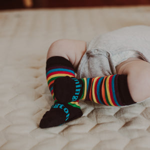 Jester Knee-High Merino Socks (NB-3 months)