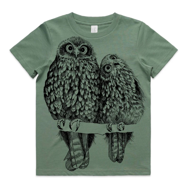 Morepork/Ruru Tee (4-14 years)
