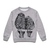 Ruru (Grey Marle) Sweatshirt (4 -12 years)