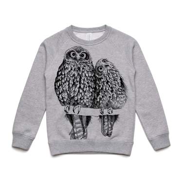 Ruru (Grey Marle) Sweatshirt (4 -12 years)
