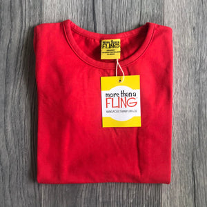 Poppy Red Short Sleeve Top (9-12 months)