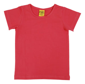 Rose Red/Whero Short Sleeve Top (2-4 years)