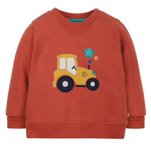 Falun Red Tractor Cotton Jumper (12-24 months)