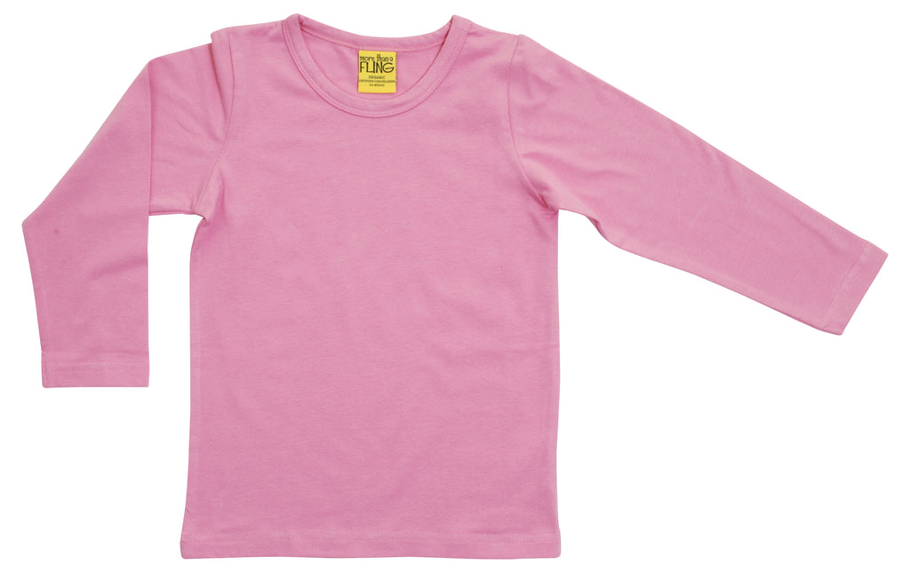Fuchsia Pink/Māwhero Long Sleeve Top (2-4 years)