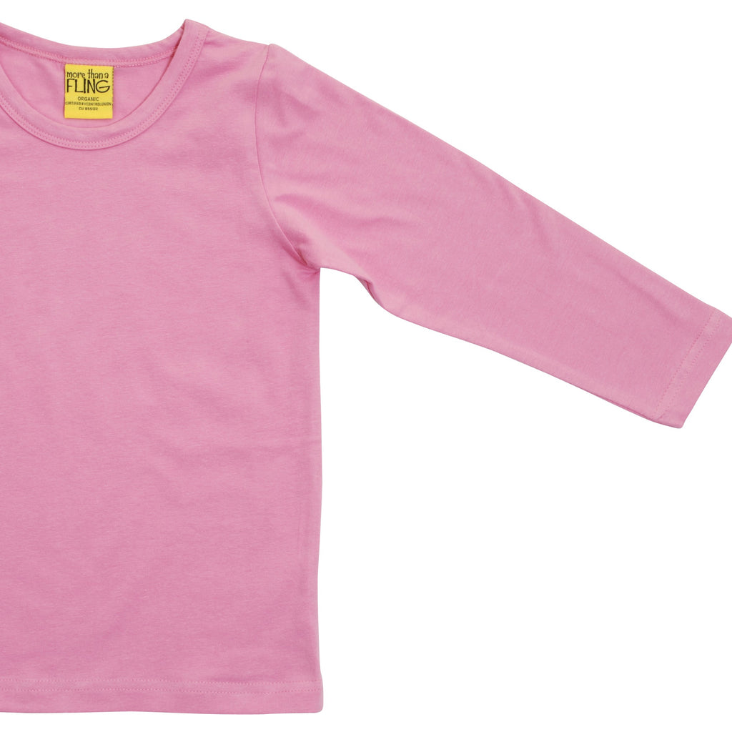 Fuchsia Pink/Māwhero Long Sleeve Top (2-4 years)