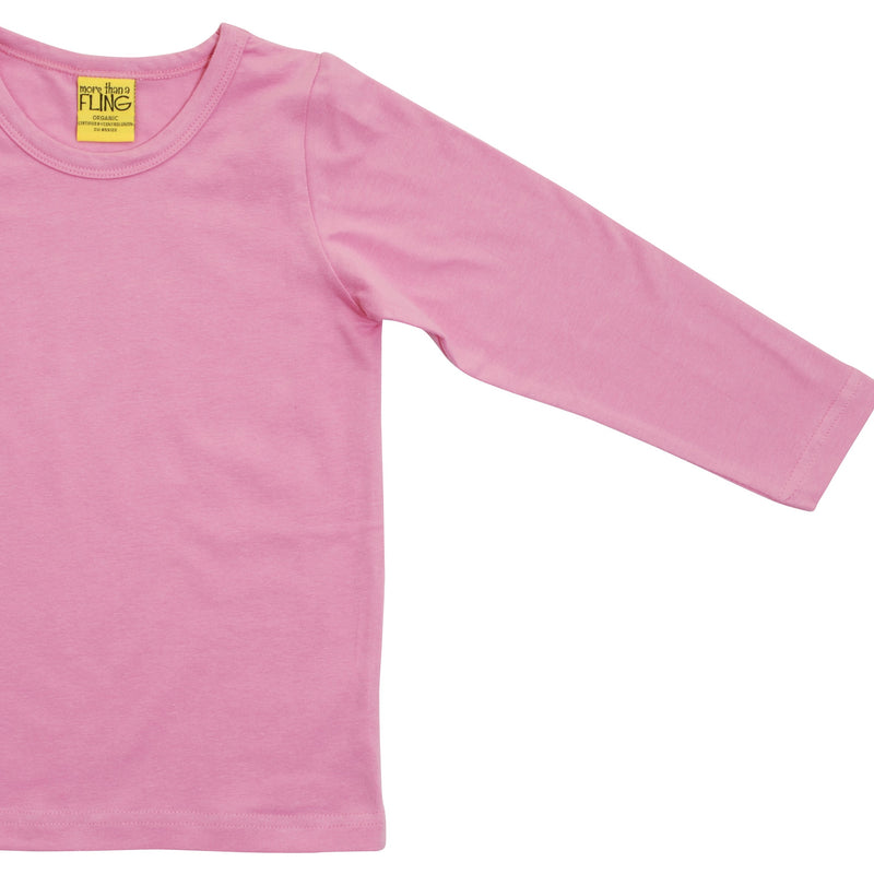 Fuchsia Pink/Māwhero Long Sleeve Top (2-4 years)