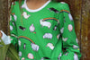 Rainbow Sheep - Long-Sleeve Babydoll Style Dress (8 years)