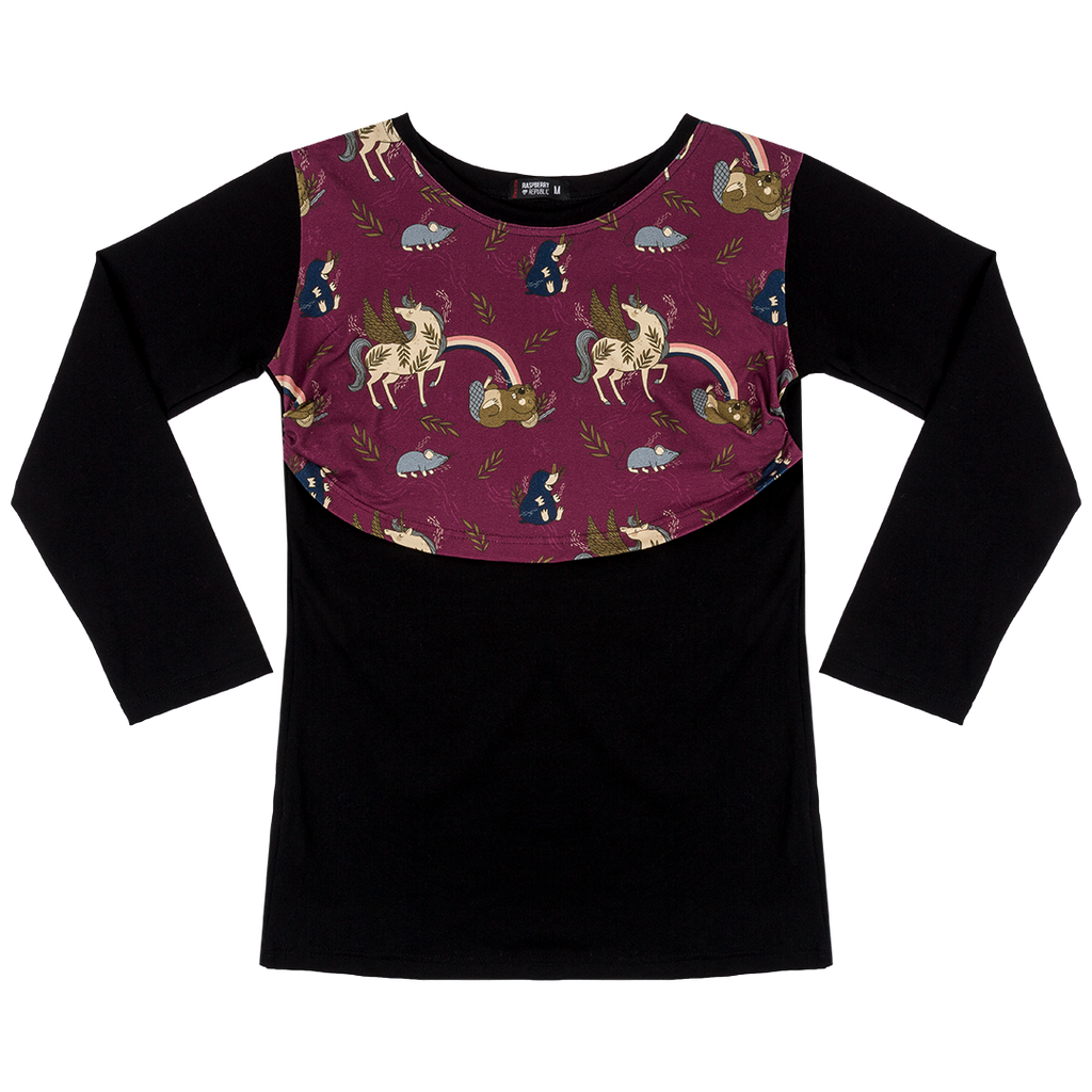 Maternity & Nursing Jumper Unicorn Crew