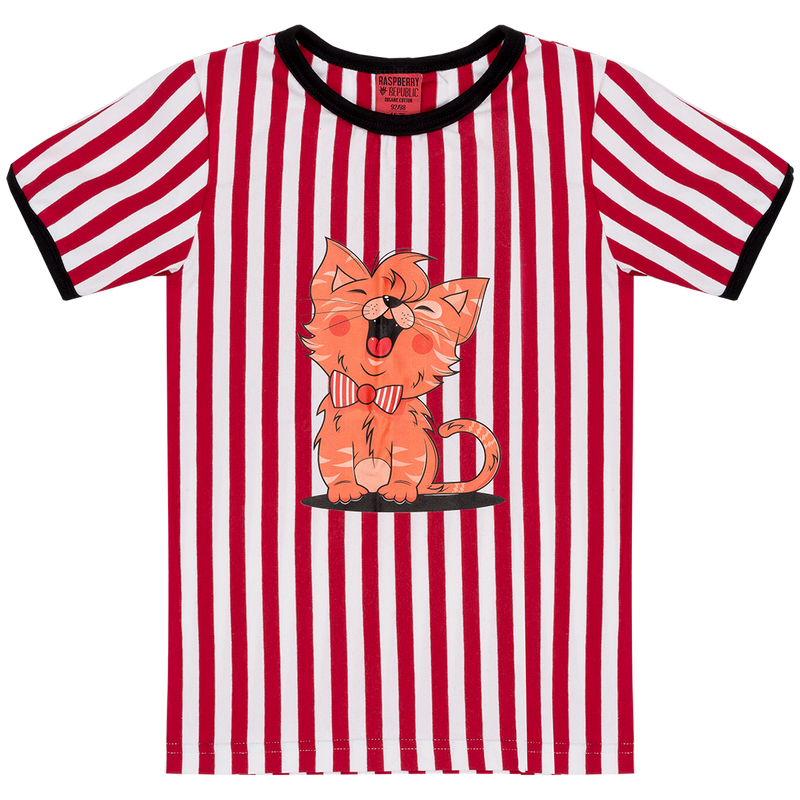 Meow Meow Short-Sleeve T-Shirt (3-5 & 7-9 years)