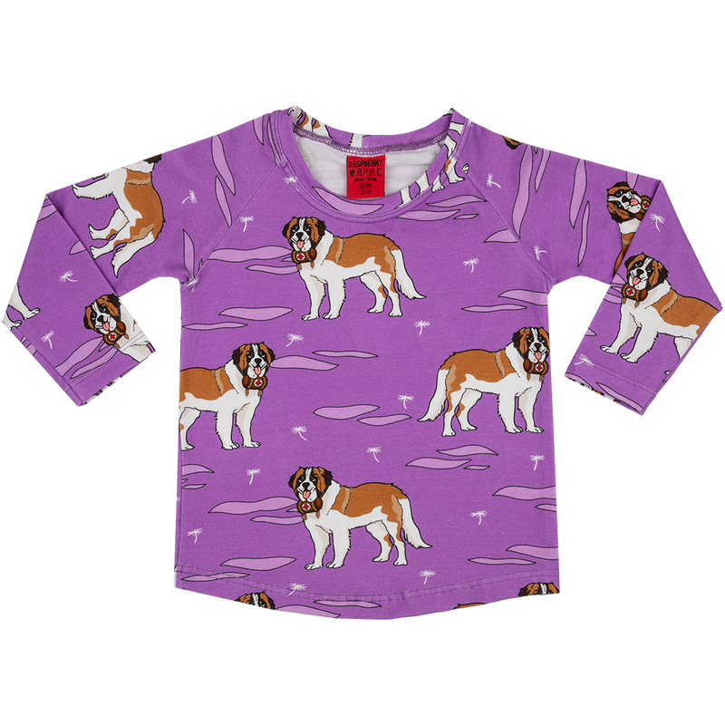 St Bernard (Purple) Top (18 months - 3 years & 9-11 years)