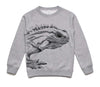 Tuatara (Grey Marle) Sweatshirt (4 - 12 years)